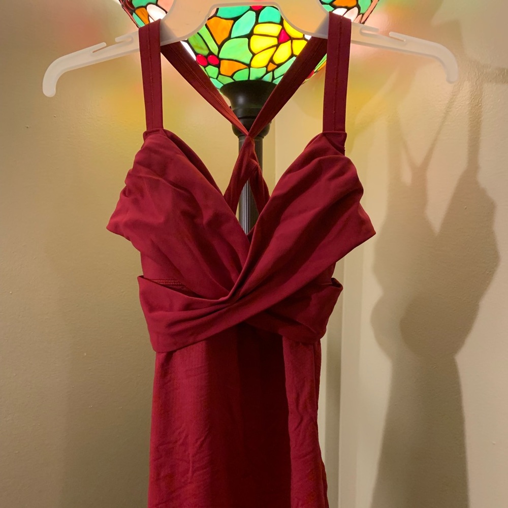 Red Workout tank top